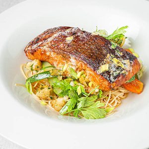 GARLIC-SOY-HONEY SALMON